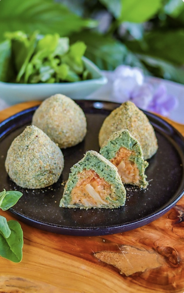 Coxinha Colorida Naturalmente Saudável e Vegana Com Poucos Ingredientes