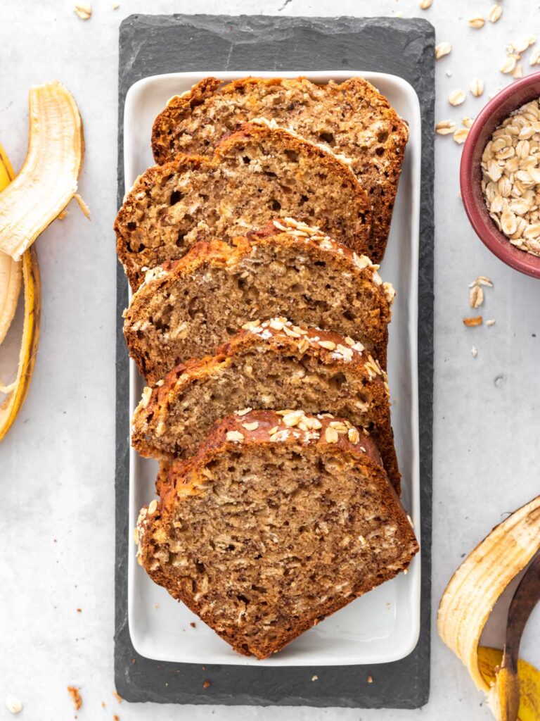 Bolo de Banana com Aveia Simples