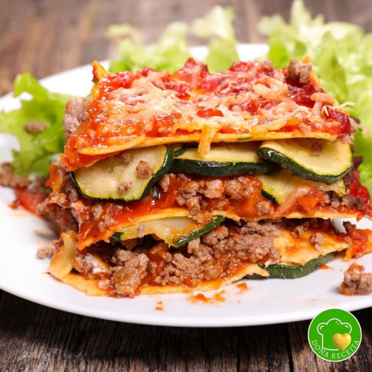Receita de Lasanha de Abobrinha Low Carb - Saudável e Deliciosa