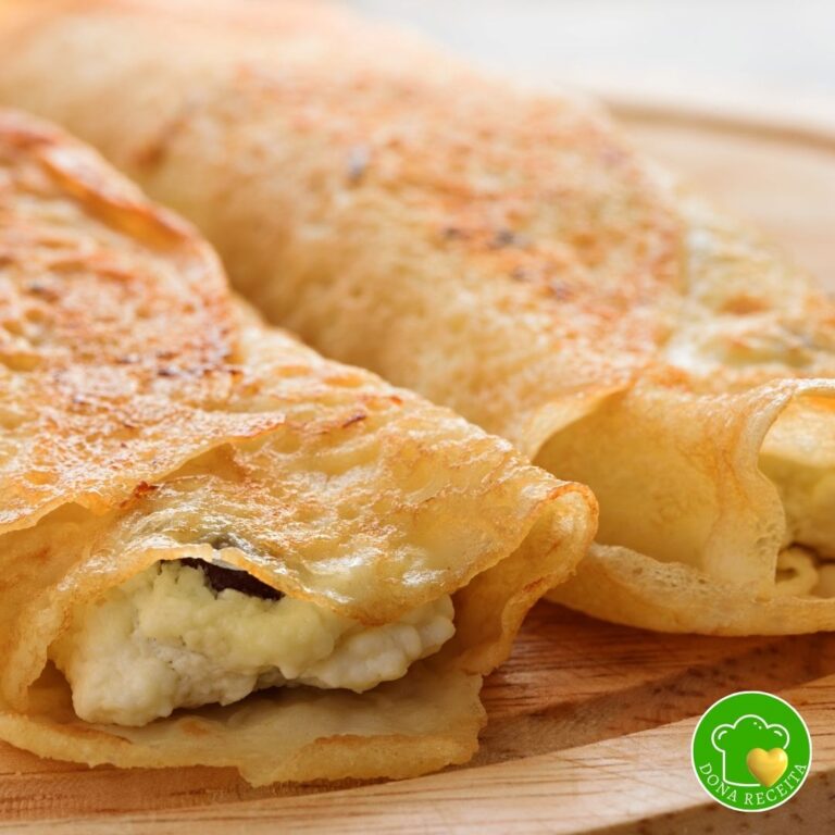 Café da Manhã Fit: Crepioca com Recheio de Queijo Cottage