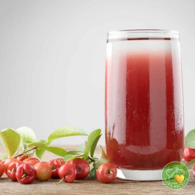 Suco de acerola: 6 benefícios e como fazer